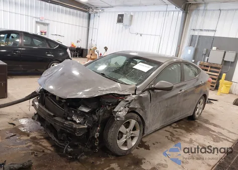 2013 Hyundai Elantra Gls/Limited из США, поврежденный, VIN 5NPDH4AEXDH200632